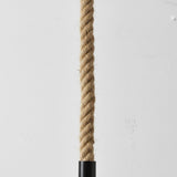 Monica Pendant Shade in Grey with Hemp Cord