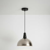 Sia Dome Pendant Ceiling Light in Satin Nickel