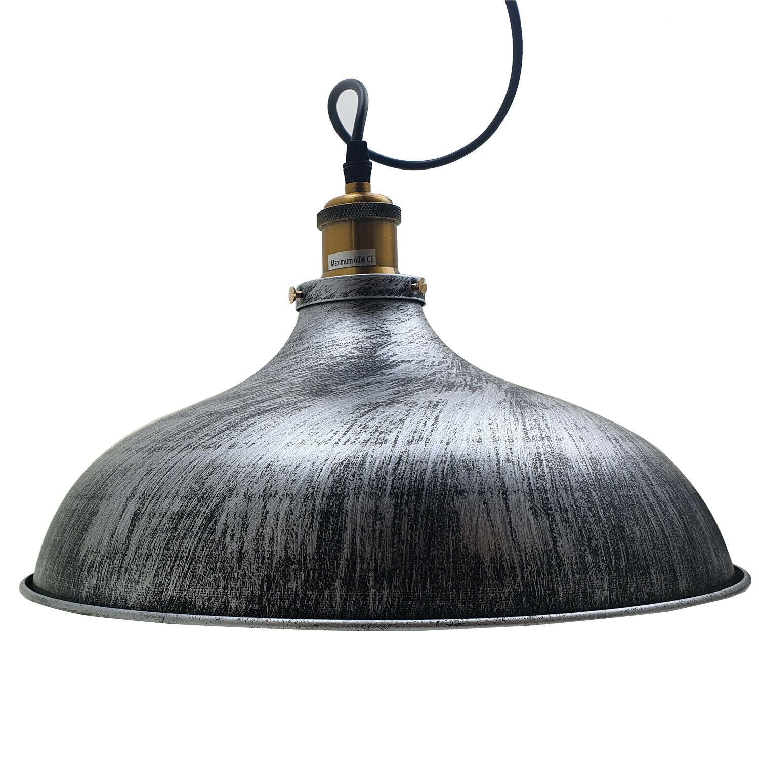 Pippa Pendant Ceiling Light in Brushed Silver