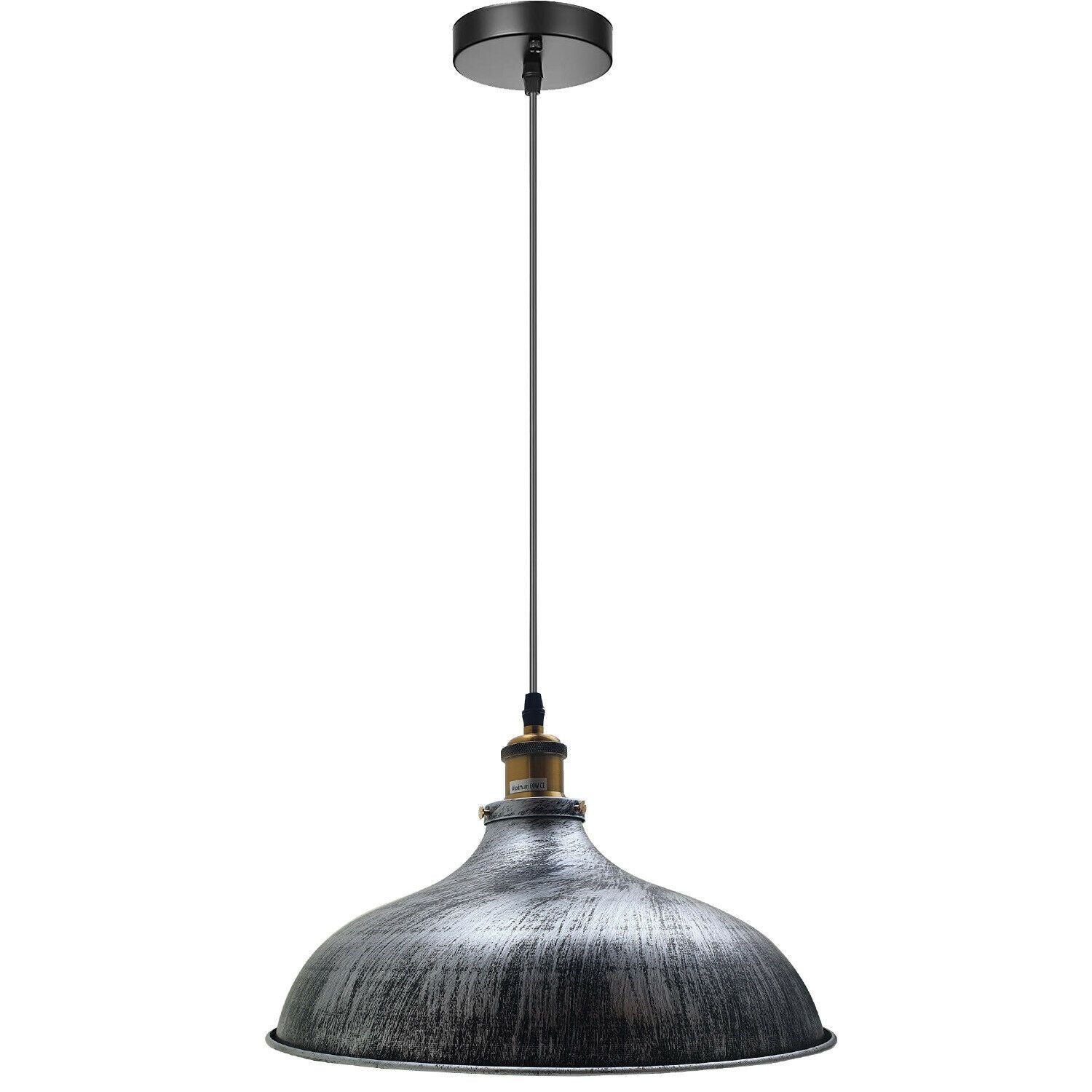 Pippa Pendant Ceiling Light in Brushed Silver