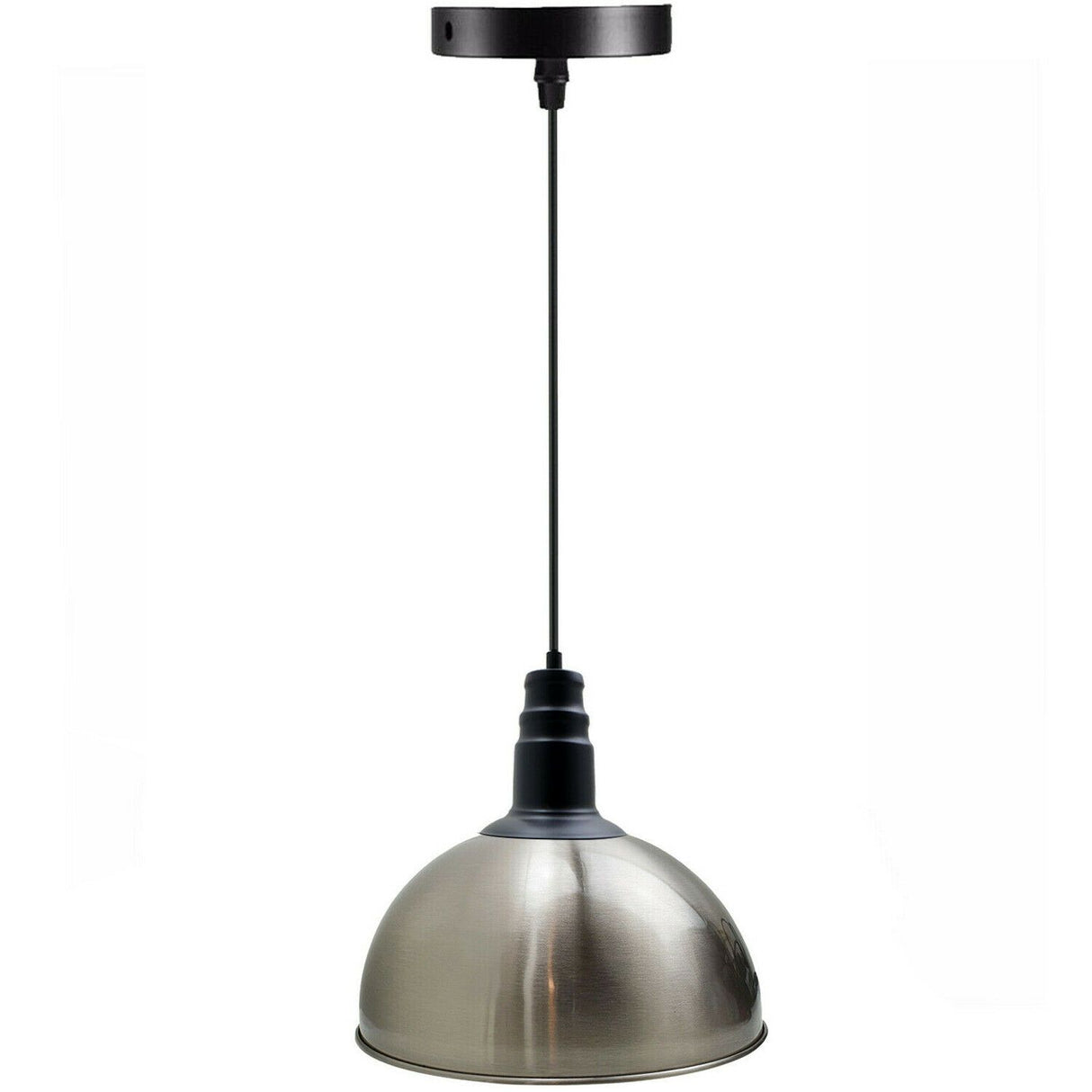 Sia Dome Pendant Ceiling Light in Satin Nickel