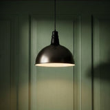 Sia Dome Pendant Ceiling Light in Satin Nickel