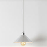 Aliyah Cone Pendant Ceiling Light in Chrome
