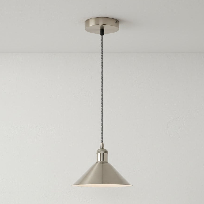 Kensington Metal Ceiling Light in Silver
