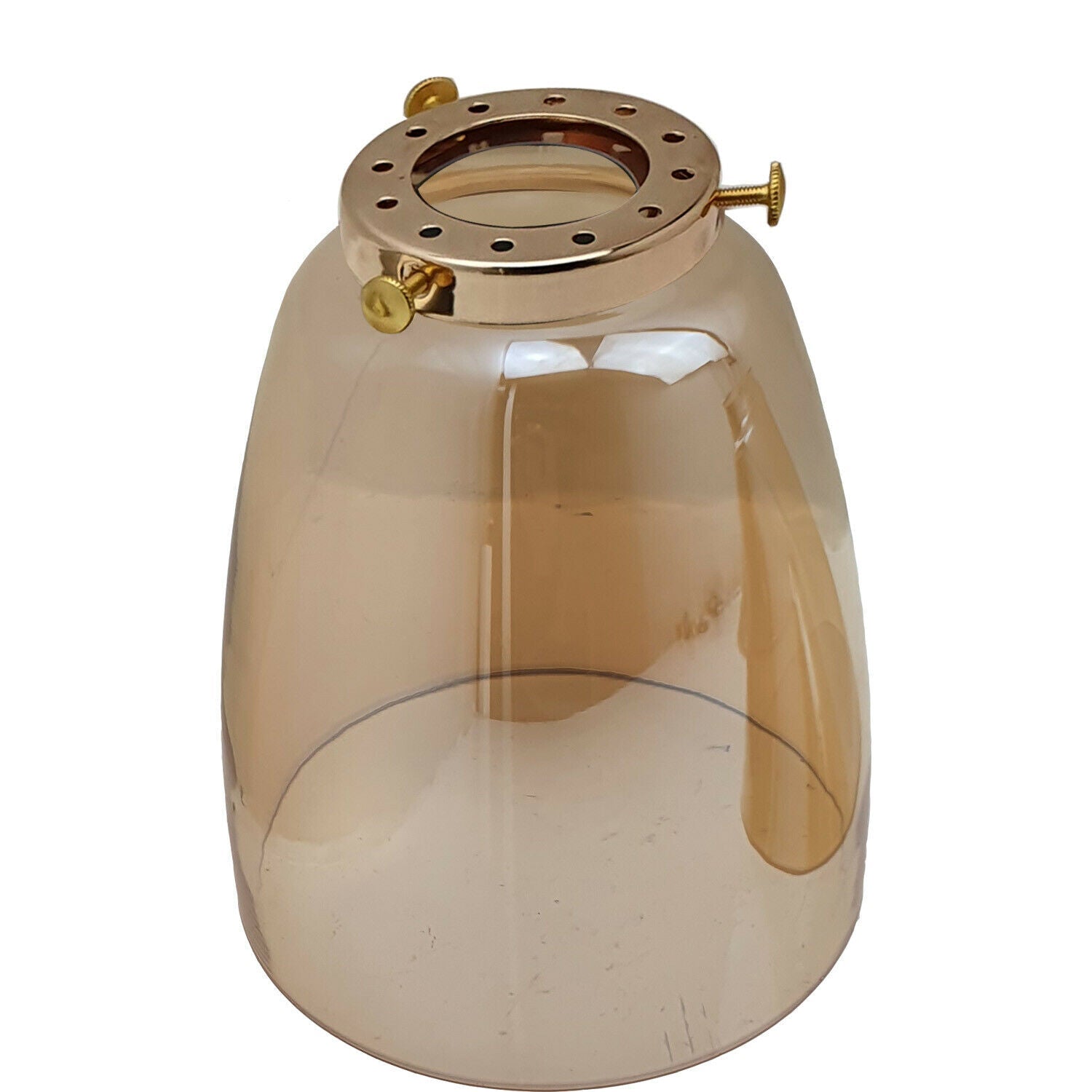 Annie Amber Glass Ceiling Lampshade