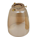 Annie Amber Glass Ceiling Lampshade
