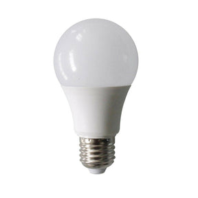 White LED light bulb on a white background