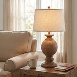 Clarion Table Lamp with Linen Shade