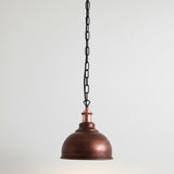 Azura Pendant Ceiling Light in Brushed Red