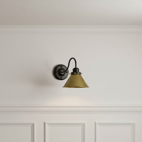 Tuscany Wall Sconce in Olive Green Brass