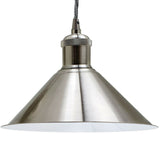 Kensington Metal Ceiling Light in Silver