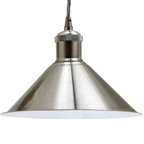 Kensington Metal Ceiling Light in Silver