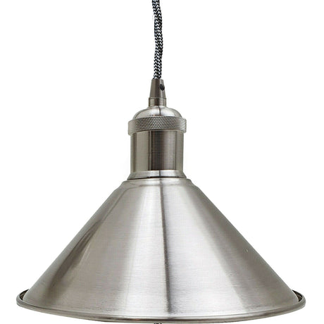 Kensington Metal Ceiling Light in Silver
