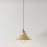 Mayfair Cone Ceiling Pendant Light in French Gold